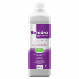 Rehidra Frasco 500ml Solução Líquida Sabor Uva