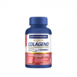 Colágeno Verisol + Vitamina C Catarinense Nutrição 60 Comprimidos