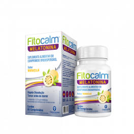 Fitocalm Melatonina 0,21mg Maracujá 90 Comprimidos Orodispersíveis
