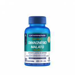 Dimagnésio Malato Premium Catarinense Nutrição 120 Comprimidos