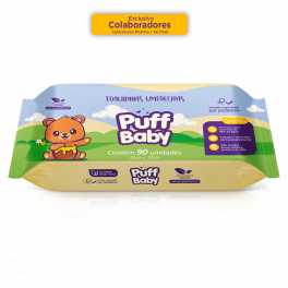 Puff Baby Lenço Umedecido 90 Unidades