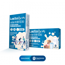 LactoBem 10.000 FCC/Alu Lactase 30 Comprimidos