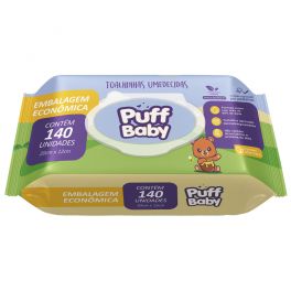 Puff Baby Lenço Umedecido 140 Unidades